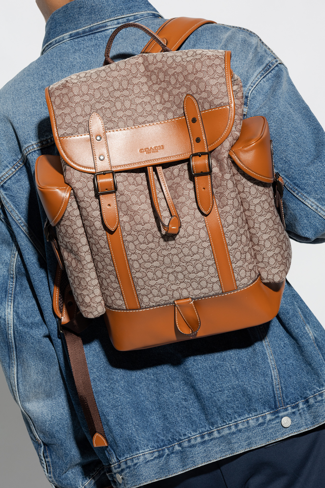 Brown Hitch backpack Coach Hello Coach Jenny VbjdevelopmentsShops Australia